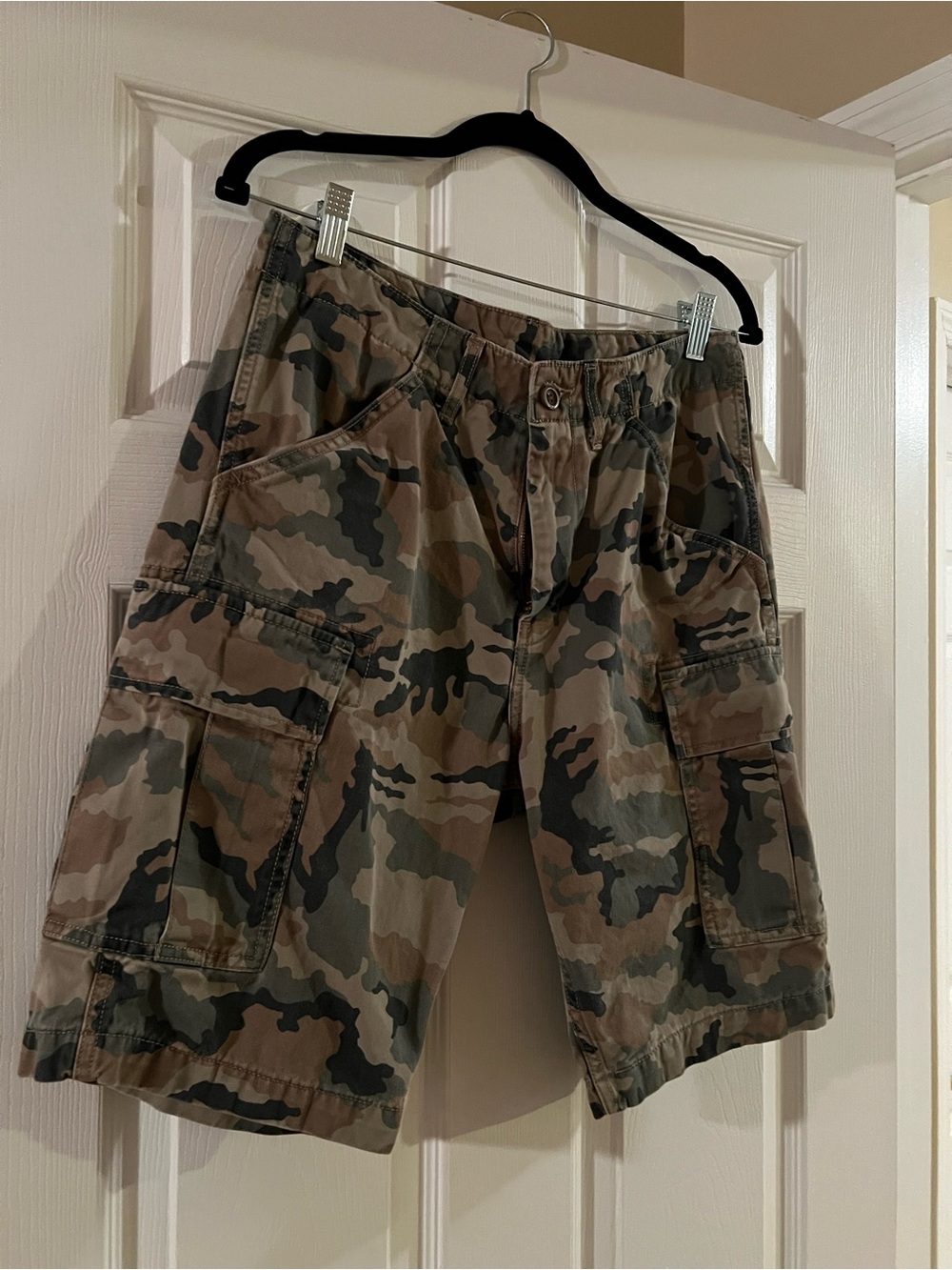 Levi's Men's Camouflage Cargo Shorts - Green/Brown